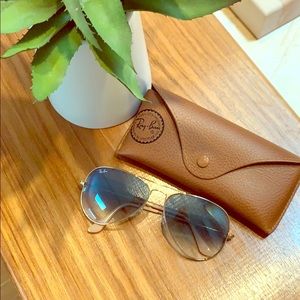 Ray-Ban aviator gradient sunglasses